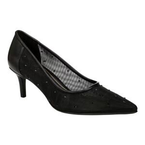 Naturalizer Women's Everly 4 Mesh Dress Heels Black Size 7 M